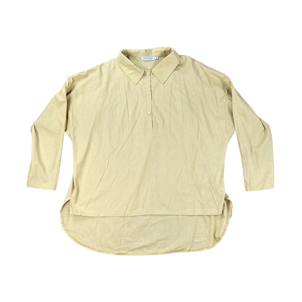 Woman’s Misslook linen cotton blend tunic top size XL